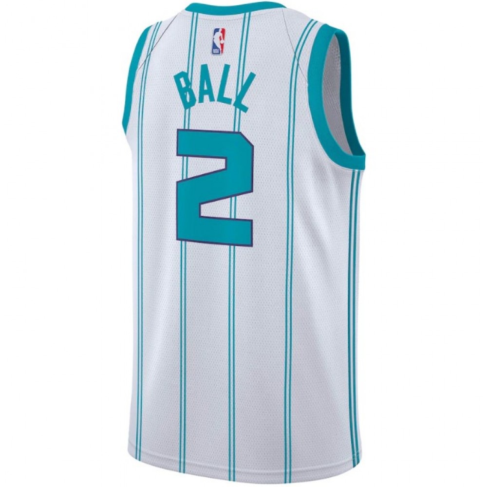 Men's Charlotte Hornets Lamelo Ball #2 Jordan White 2020/21 Swingman Jersey - Association Edition-Pro Kit Vault | Brand New 26/27 Sports Jerseys